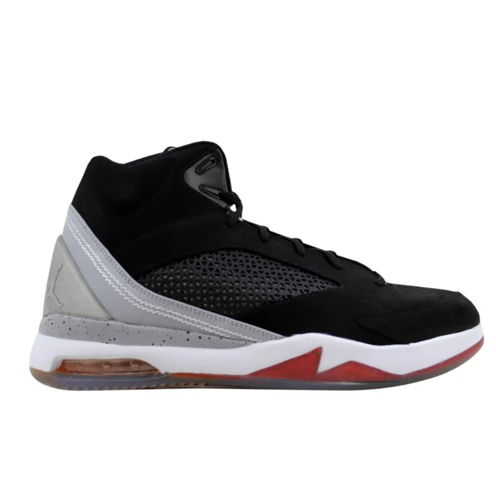 Air Jordan Flight Remix Black Wolf Grey 679680-081 Men's Basketball Shoes 8.5